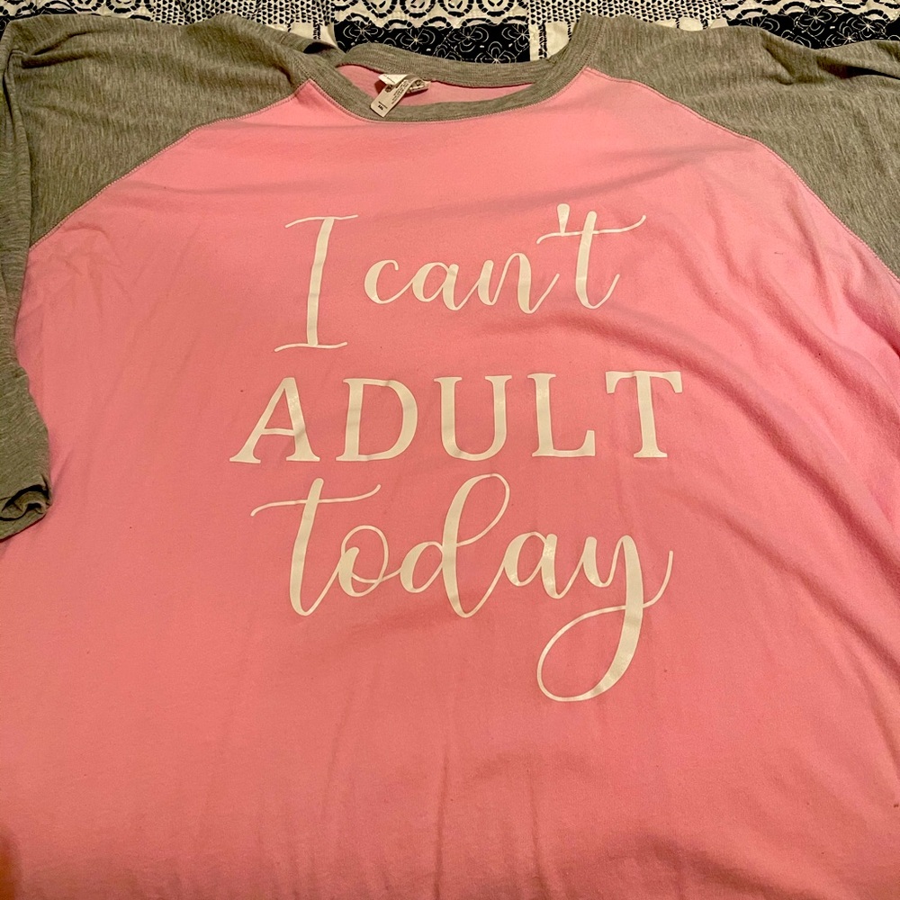 Baseball tee.  Long roomy and soft